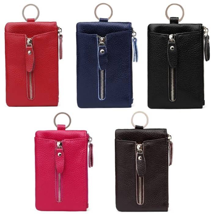 Herren Leder Multifunktionale Geldbörse Haushalt Schlüsselkartenetui mit großer Kapazität – Bild 2