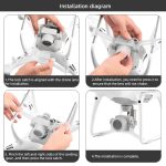 Kamera Gimbal Lock Schnalle Schloss Halter Schutzhülle für DJI Phantom 4 Pro – Bild 5
