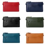 Diagonale One-Shoulder-Handy-Geldbörse für Damen, Red, Navy Blue, Black, Ink, Lake Blue, Khaki, Jujube Red, Orange, Brown – Bild 6