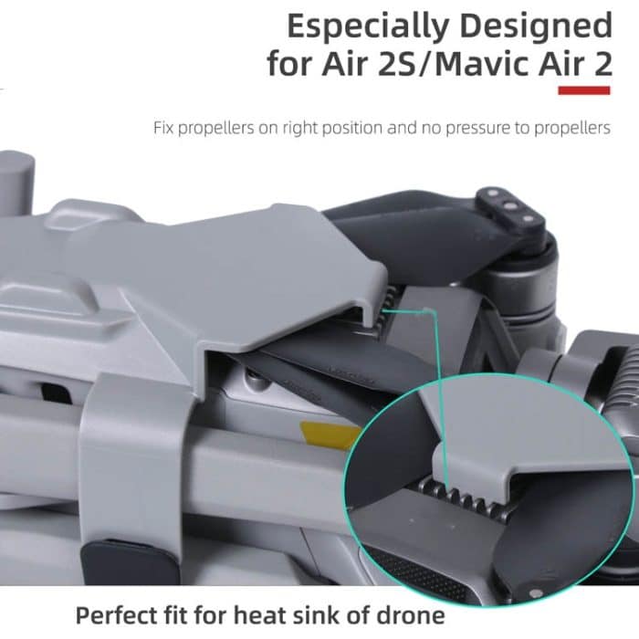 Sunnylife A2S-Q9358 Blatthalter, fester Propeller-Fixierschutz für DJI Air 2S / Mavic Air 2, For DJI Air 2S / Mavic Air 2(Red), For DJI Air 2S / Mavic Air 2(Black) – Bild 5