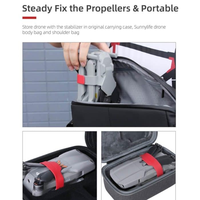 Sunnylife A2S-Q9358 Blatthalter, fester Propeller-Fixierschutz für DJI Air 2S / Mavic Air 2, For DJI Air 2S / Mavic Air 2(Red), For DJI Air 2S / Mavic Air 2(Black) – Bild 7