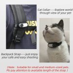 Sunnylife IST-Q9335 Kameragurt Silikon Schutzhülle Armband Handfläche Rucksack Fahrradgurt Katzenhalsband für Insta360 GO2, For Insta360 GO2 – Bild 5