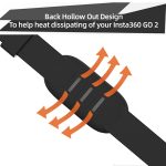 Sunnylife IST-Q9335 Kameragurt Silikon Schutzhülle Armband Handfläche Rucksack Fahrradgurt Katzenhalsband für Insta360 GO2, For Insta360 GO2 – Bild 6