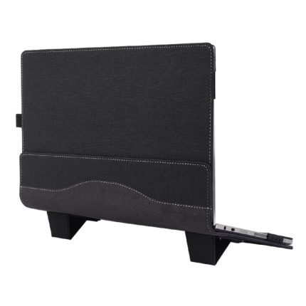 15,6-Zoll-Laptop-Anti-Fall-Schutzhülle aus Leder mit Ständer