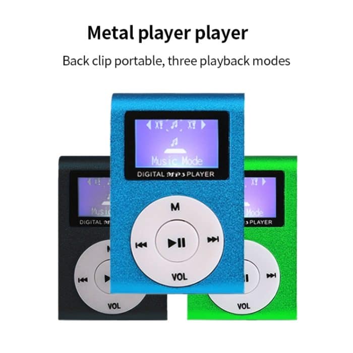 Mini-Lavalier-MP3-Musikplayer aus Metall mit Bildschirm, With 512M Memory Card – Bild 4
