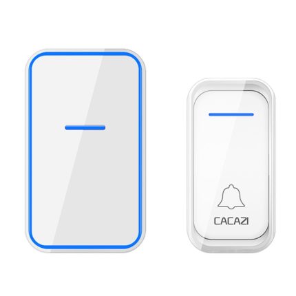 CACAZI Home Smart Digitale Drahtlose Türklingel Fernbedienung Elektronische Türklingel Ältere Pager, US Plug, EU Plug