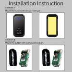 CACAZI Home Smart Digitale Drahtlose Türklingel Fernbedienung Elektronische Türklingel Ältere Pager, US Plug, EU Plug – Bild 11