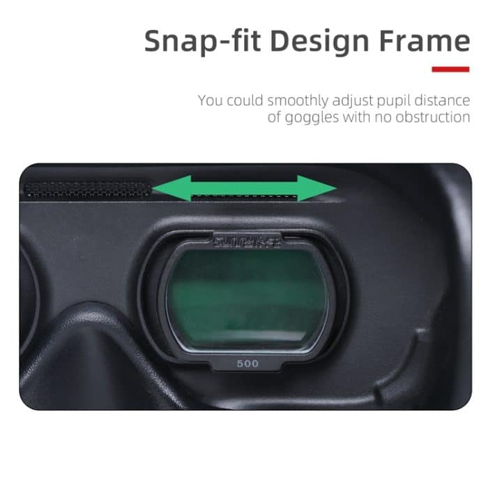 Sunnylife FV-Q9334 2 Stück Myopie-Linse, kurzsichtige korrigierende asphärische Linse für DJI FPV-Brille V2, 100 Degree, 150 Degree, 200 Degree, 250 Degree, 300 Degree, 350 Degree, 400 Degree, 450 Degree, 500 Degree, 550 Degree, 600 Degree, 700 Degree... – Bild 7