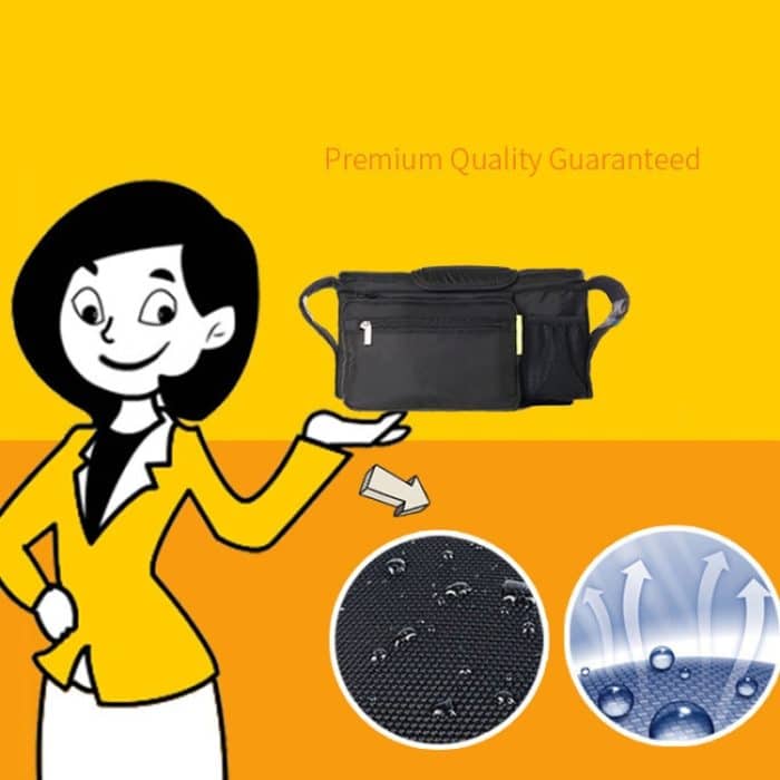 Kinderwagen-Aufbewahrung, Hängetasche, große Kapazität, faltbarer Aufbewahrungskorb, Hängetasche, Stroller Storage Bag – Bild 4