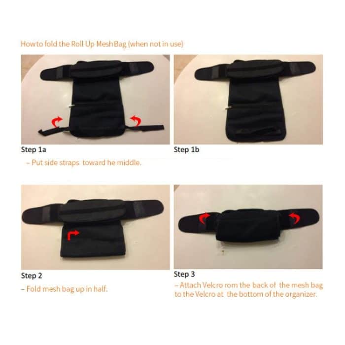 Kinderwagen-Aufbewahrung, Hängetasche, große Kapazität, faltbarer Aufbewahrungskorb, Hängetasche, Stroller Storage Bag – Bild 5