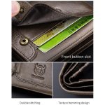 BUFF CAPTAIN 037 Herren-Geldbörse aus erstklassigem Rindsleder, multifunktionale Geldbörse für Führerschein-Münzen – Bild 6