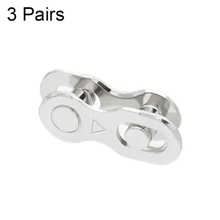 TBD0583140301.jpg ZH405 Mountain Road Fahrradkette Magic Buckle Chain Schnellverschluss-Schnalle, 3 Pairs 6/7/8 Speed (Silver), 3 Pairs 9 Speed (Silver), 3 Pairs 10 Speed (Silver), 3 Pairs 11 Speed (Silver), 3 Pairs 12 Speed (Silver), 3 Pairs 6/7/8 Speed (Gold)... – Bild 1