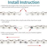 ZH405 Mountain Road Fahrradkette Magic Buckle Chain Schnellverschluss-Schnalle, 3 Pairs 6/7/8 Speed (Silver), 3 Pairs 9 Speed (Silver), 3 Pairs 10 Speed (Silver), 3 Pairs 11 Speed (Silver), 3 Pairs 12 Speed (Silver), 3 Pairs 6/7/8 Speed (Gold)... – Bild 6