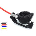 TRLREQ Mountainbike-Bremsschlauch, 5 mm, Hydrauliköl, Scheibenölbremsen, geflochtener Schlauch, Länge:, 3 PCS 1m (Black), 3m (Black), 3 PCS 1m (Blue), 3m  (Blue), 3 PCS 1m (Green), 3m (Green), 3 PCS 1m (White), 3m (White) – Bild 7