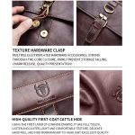 BUFF CAPTAIN 302 First-Layer Rindsleder Herren Casual Umhängetasche Leder Retro Aktentasche – Bild 5