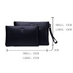 BULL CAPTAIN 446 Business-Geldbörse aus weichem und verschleißfestem Leder mit großem Fassungsvermögen, Clutch-Tasche, Größe:, S, L – Bild 3