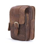 6371 Herren Handy-Gürteltasche, multifunktionale Retro-Umhängetasche