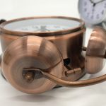 Metallqualität, stummgeschalteter, leuchtender Wecker, klassische Doppelglockenuhr – Bild 5