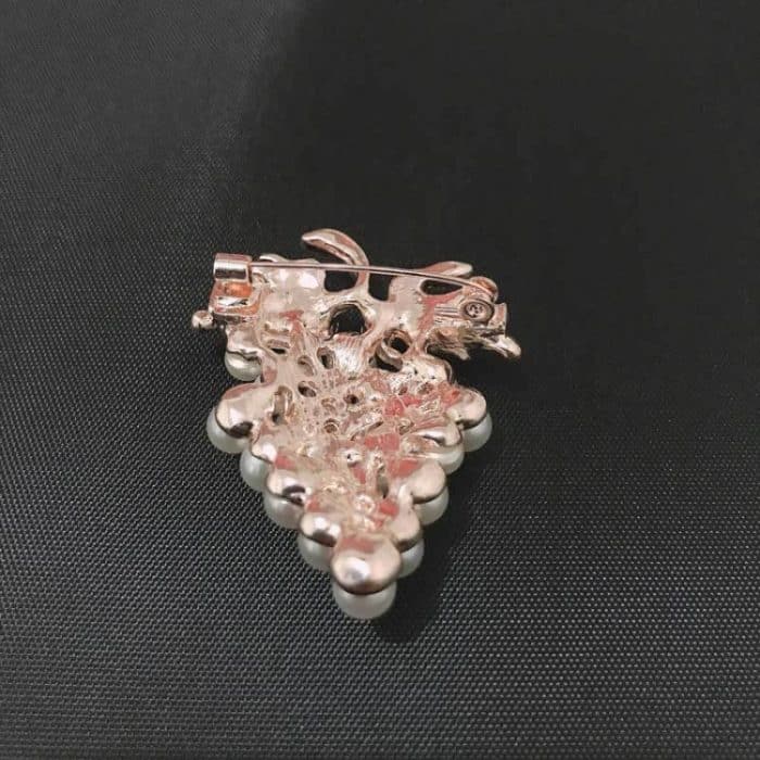 3 Stück Diamant-Traube-Broschen, wilde Perlennadel, weiblicher Kleidungsschmuck – Bild 5