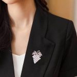 3 Stück Diamant-Traube-Broschen, wilde Perlennadel, weiblicher Kleidungsschmuck – Bild 7