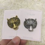 3 PCS Persönlichkeit Tiger Kopf Brosche Männer Anzug Pin Vintage Abzeichen Kragen Pin – Bild 3
