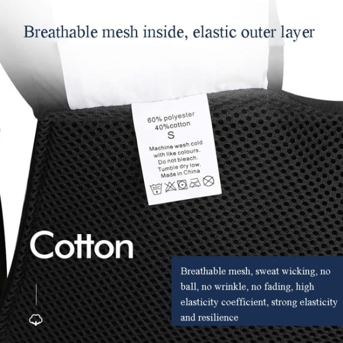 Babytrage, doppelte Schulter, vorne haltende Babytrage, tragbare Baby-X-Tragetasche, Größe:, M (Black), L (Black), M (Gray), L (Gray) – Bild 3