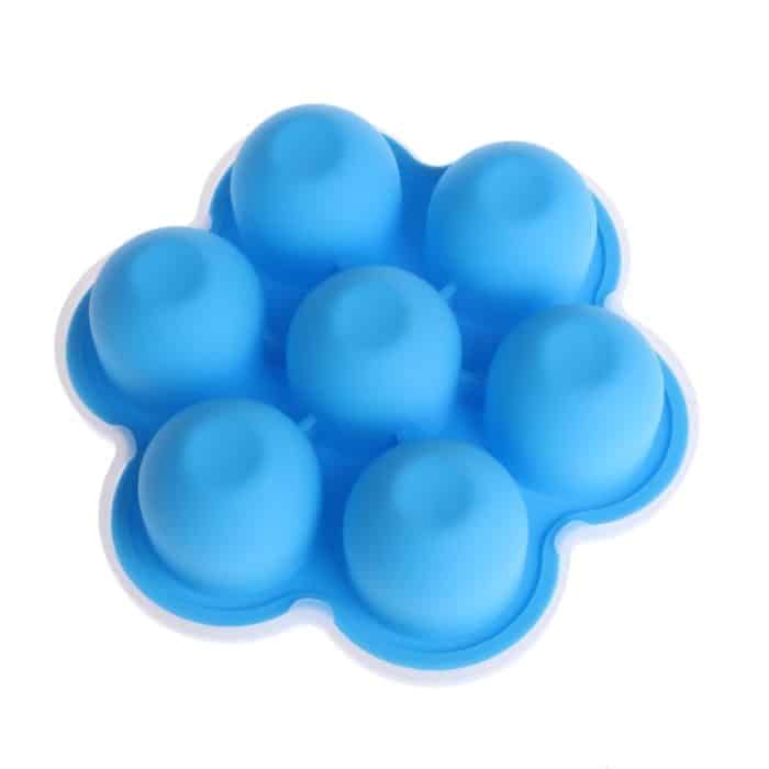 2 Stück 7 Gitter Babynahrungsbehälter Säugling Obst Muttermilch Aufbewahrungsbox Gefrierschrank Fach Crisper – Bild 5