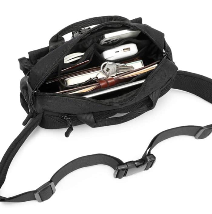 Ozuko 9450 Herren wasserdichte Gürteltasche Sport Trend Schulter Messenger Bag – Bild 5