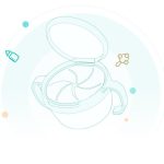 Baby Snacks Schüssel Kinder Kinder Lebensmittel Lagerung Gerichte Anti Spill 360 Drehen Baby Feste Fütterung Platte Geschirr Baby Fütterung Zeug – Bild 7