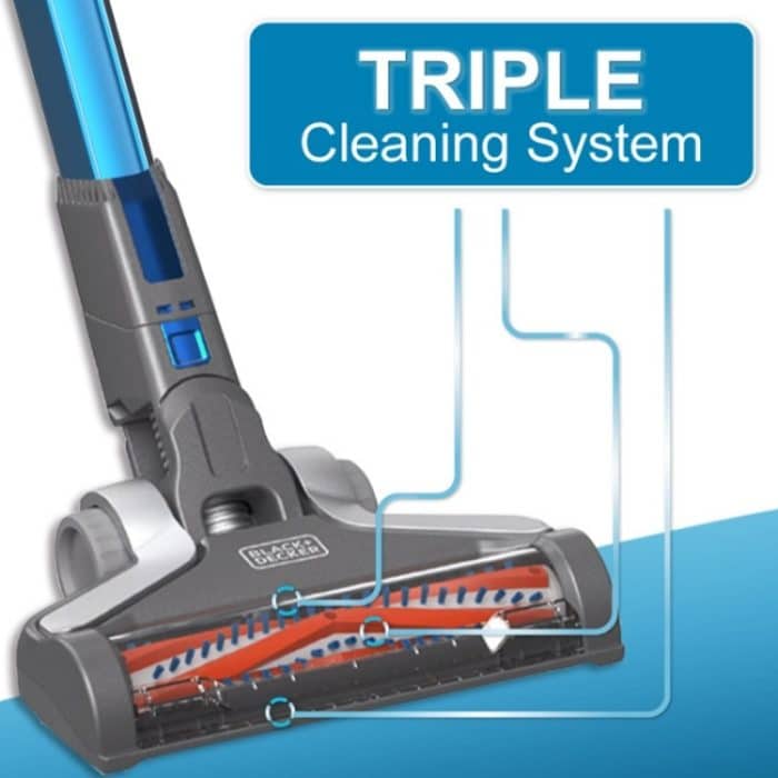 Kabellose Staubsauger-Rollenbürste für Black Decker BSV2020G/BSV2020P – Bild 5