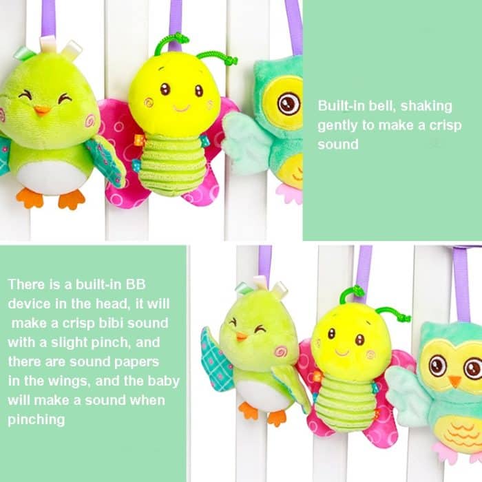 0–1 Jahr altes Babyspielzeug, Neugeborenes Baby, Tierdrehmaschine, hängende Früherziehung, Lehrmittel, Animal Lathe Hanging – Bild 5
