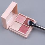 4-in-1 Make-up-Pinsel-Set mit schwarzen Kieselsteinen, Lidschattenpinsel, Foundation-Pinsel, tragbarer Make-up-Pinsel, Stil: – Bild 6