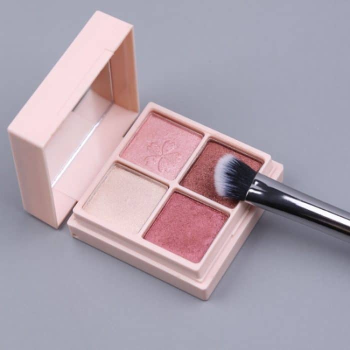 4-in-1 Make-up-Pinsel-Set mit schwarzen Kieselsteinen, Lidschattenpinsel, Foundation-Pinsel, tragbarer Make-up-Pinsel, Stil: – Bild 6