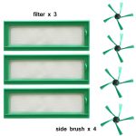 7 Stück / Set Seitenbürste + Filter für VR200 – Bild 2