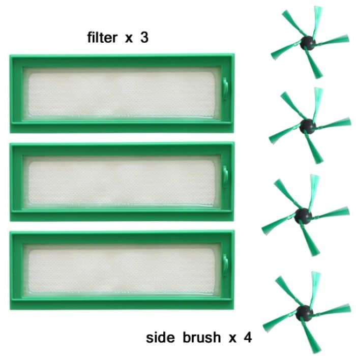 7 Stück / Set Seitenbürste + Filter für VR200 – Bild 2