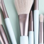 8-in-1 Mini-Make-up-Pinsel-Set mit Holzgriff, tragbarer loser Puderpinsel – Bild 5