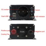 LCD Smart Home Auto Wechselrichter 12V zu 220V Stromwandler, 1500W, 2000W, 2600W, 3000W – Bild 4