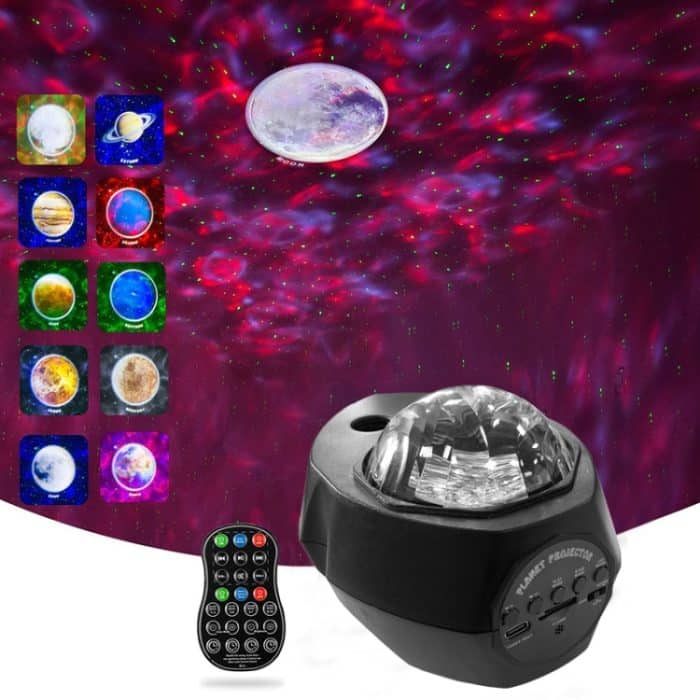 Planetarische LED-Aurora-Bluetooth-Projektionslichter, ferngesteuerte Musik-Laserlampe – Bild 1