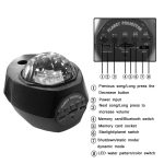 Planetarische LED-Aurora-Bluetooth-Projektionslichter, ferngesteuerte Musik-Laserlampe – Bild 4