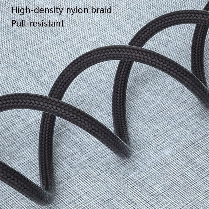 4 Stück 2,4 A USB-C/Typ-C auf USB geflochtenes Schnelllade-Synchronisierungsdatenkabel, Länge: – Bild 5