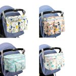 Multifunktionale Aufbewahrungstasche für Kinderwagen, White Dinosaur, Yellow Zoo, Green Lamb, White Alpaca, Tibetan Owl, Denglin Deer, Yellow Zoo + Side Pocket, Green Lamb + Side Pocket, White Alpaca + Lateral Pocket, Tibetan Owl + Side Pocket... – Bild 6
