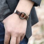 3 stücke P01996 Persönlichkeit Männer Leder Einfache Retro Kreis Armband – Bild 5