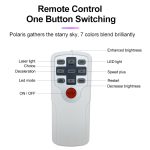 Fernbedienung LED-Sternenhimmel-Atmosphäre-Projektorlampe, Stromversorgung: – Bild 3