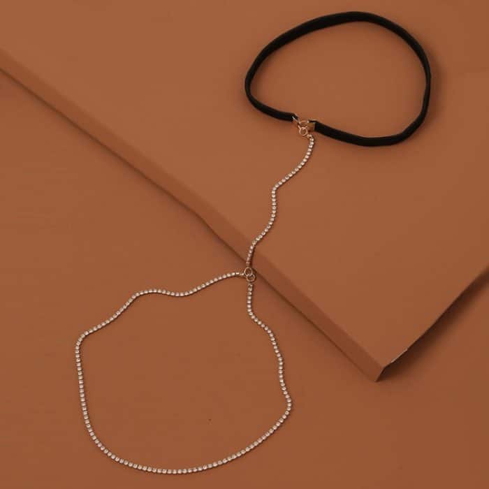 2 Stück BT198-1 Langes einfaches Stretch-Fußkettchen – Bild 1