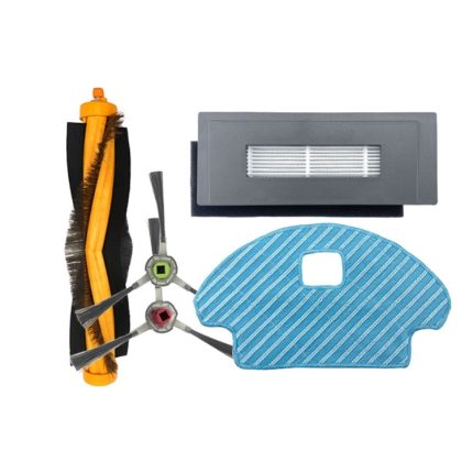 Zubehör für Ecovacs Deebot OZMO 930 DG36, Set 1, Main Brush, 2 Pairs Side Brush, 2 PCS HEPA Filter, 2 PCS Rag