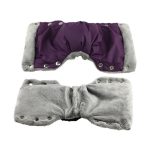 Wasserdichte warme Handschuhe für die Armlehne des Kinderwagens, Black, Pink, Bright Red, Coffee, Purple – Bild 3