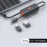 4 In 1 einziehbares schnelles Ladedatenkabel mit OTG-Adapterfunktion – Bild 7