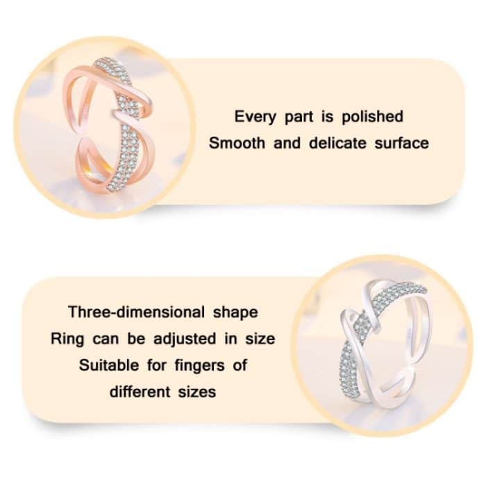 J357 Vergoldeter, eingelegter modischer Zeigefingerring – Bild 4