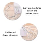 2 Stück geschlossenes Damen-Armband mit drei Ringen, Größe: – Bild 3