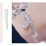 2 Stück geschlossenes Damen-Armband mit drei Ringen, Größe: – Bild 6